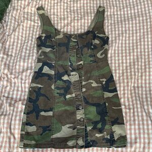 Forever 21 Olive Green Dress